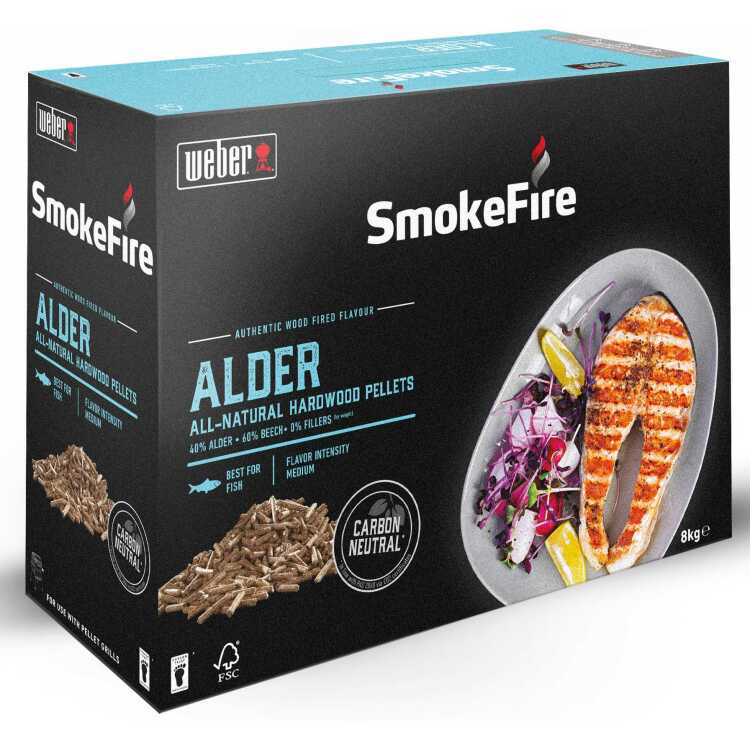 Weber SmokeFire Natuurlijke hardhout pellets - Alder brandstof