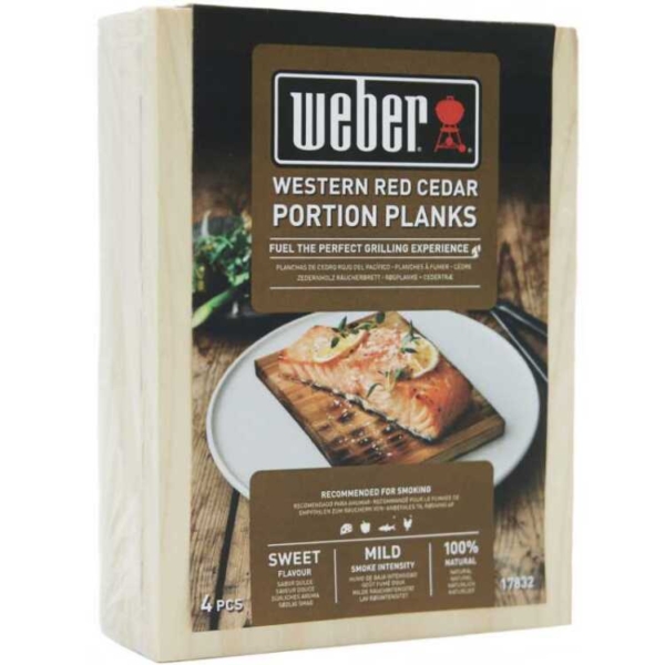 Weber Cederhouten portie rookplanken aromahout