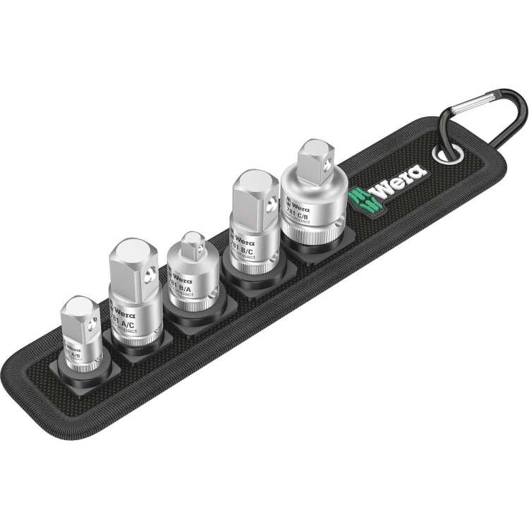 Wera 781/5 Adapter set 1, 6-delig