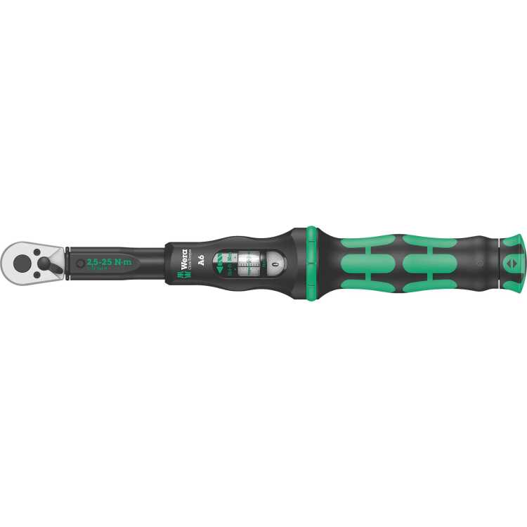 Wera Click-Torque A 6 draaimomentsleutel met omschakelratel, 2,5-25 Nm