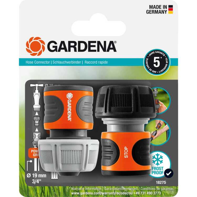 GARDENA Slang aansluitset 19 mm (3/4") slangstuk
