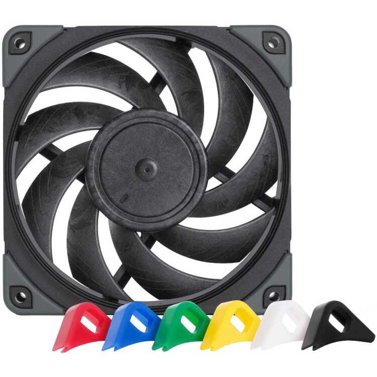 Noctua NF-A12x25 PWM chromax.black.swap case fan