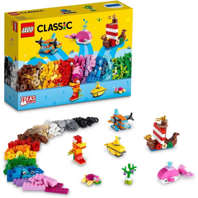 LEGO Classic - Creatief zeeplezier Constructiespeelgoed