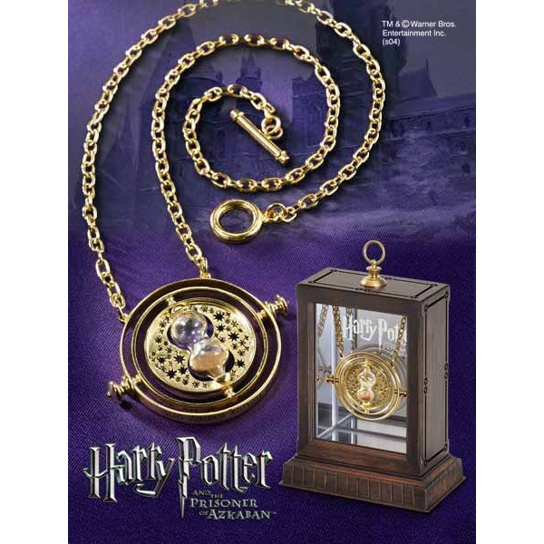 Noble Collection Harry Potter: Hermione's Time Turner - Gold Plated halsketting