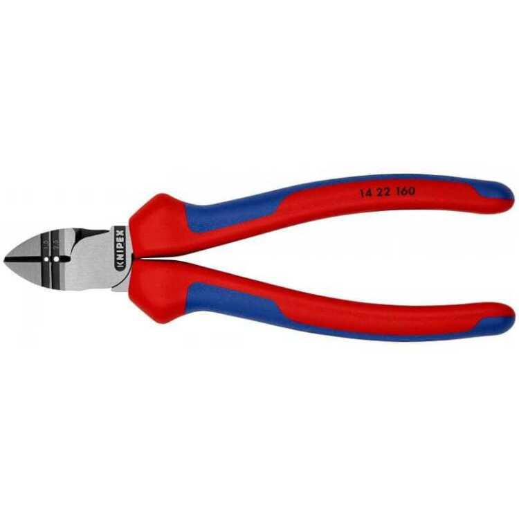 KNIPEX Afstrip-zijsnijtang 14 22 160 kniptang