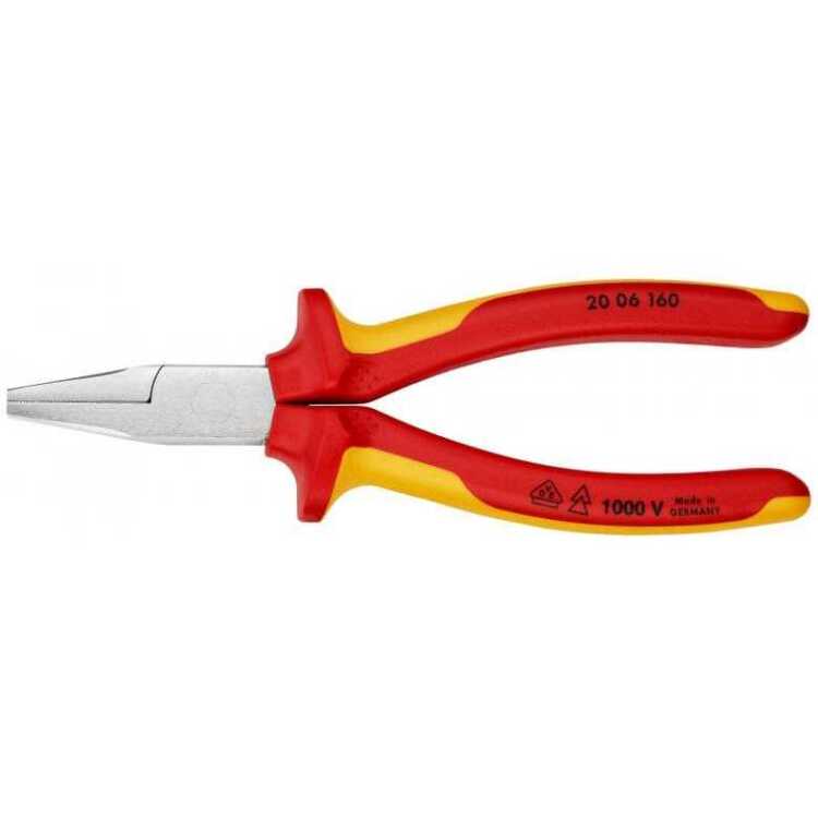 KNIPEX Platbuigtang 20 06 160 VDE grijptang