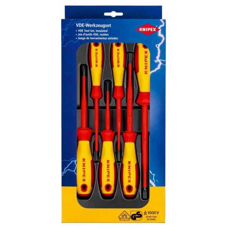 KNIPEX Schroevendraaierset 00 20 12 V02 VDE