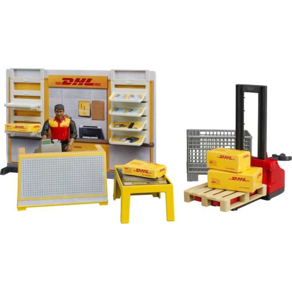 bruder bworld DHL shop speelset