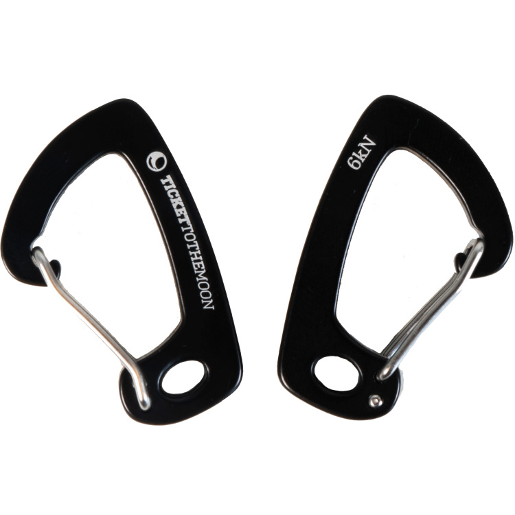 Ticket to the Moon Karabijnhaak 6 kN bevestiging