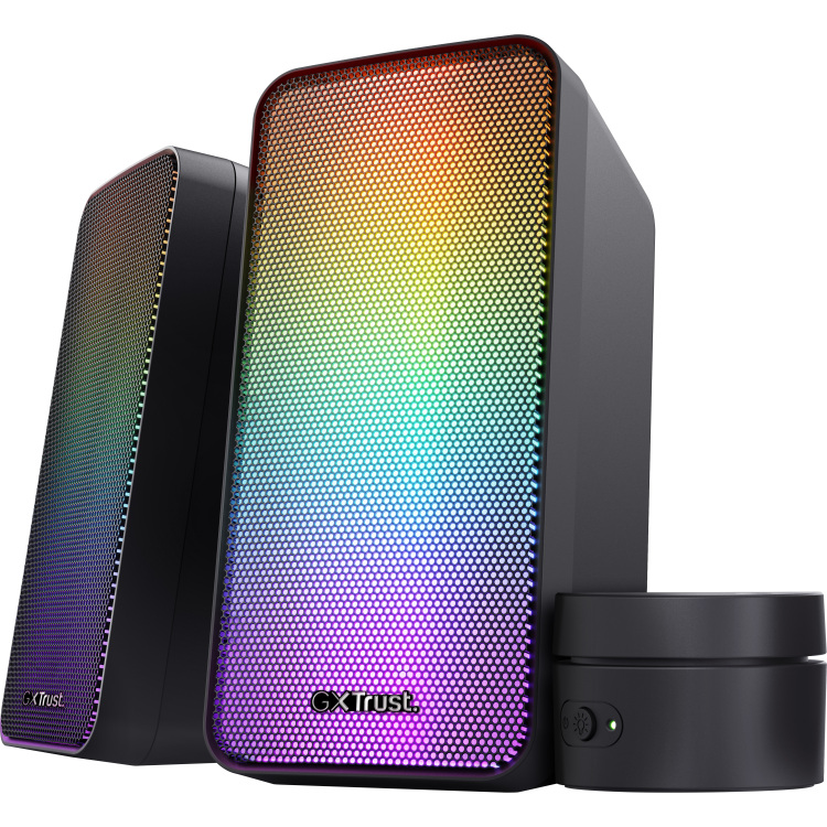 Trust GXT 611 WEZZ ILLUMINATED 2.0 RGB Speaker set pc-luidspreker