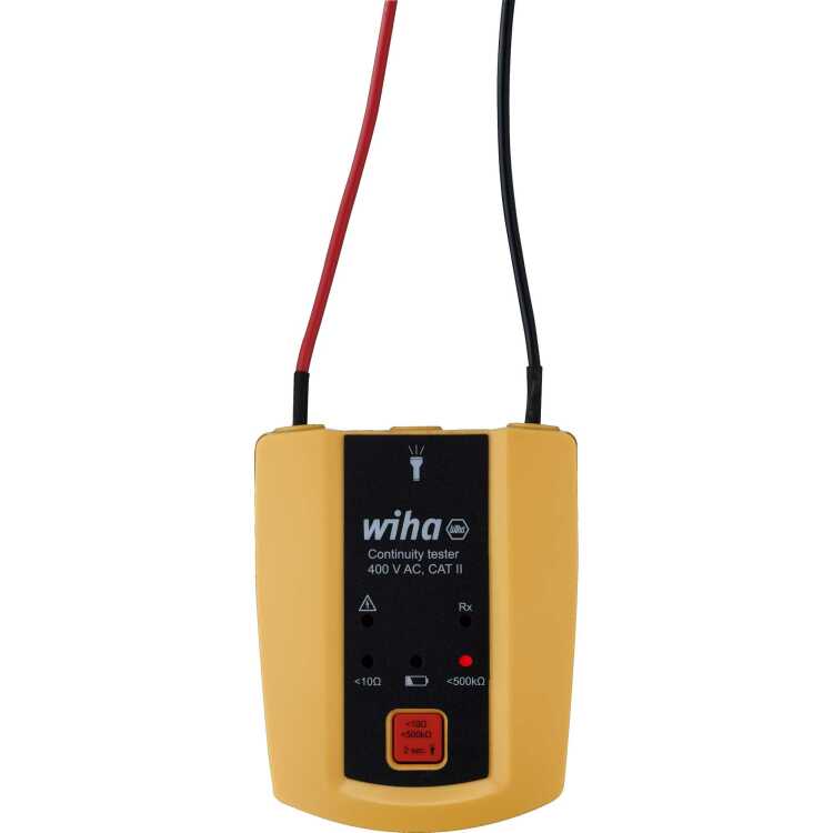 Wiha Doorgangstester tot 400 V AC, CAT II meetapparaat