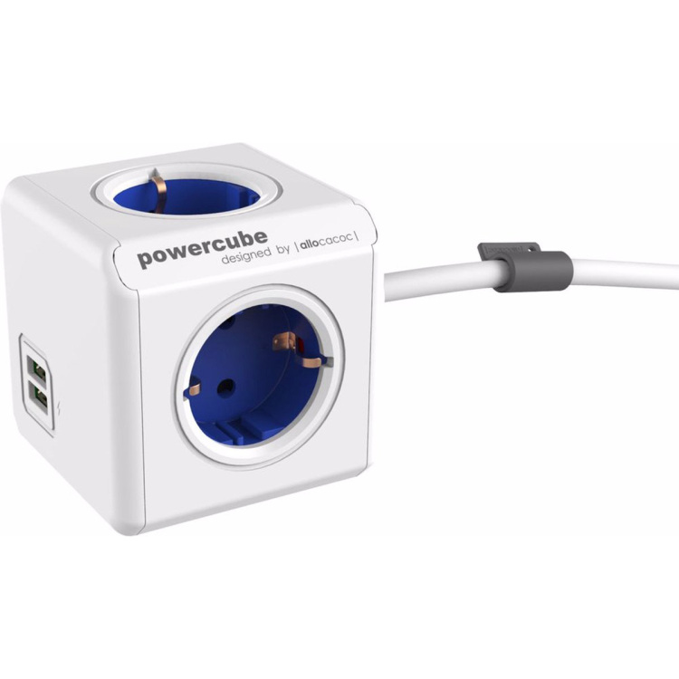 Allocacoc PowerCube Extended USB stekkerdoos