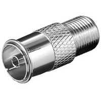 goobay Adapter F-aansluiting naar Coax-aansluiting