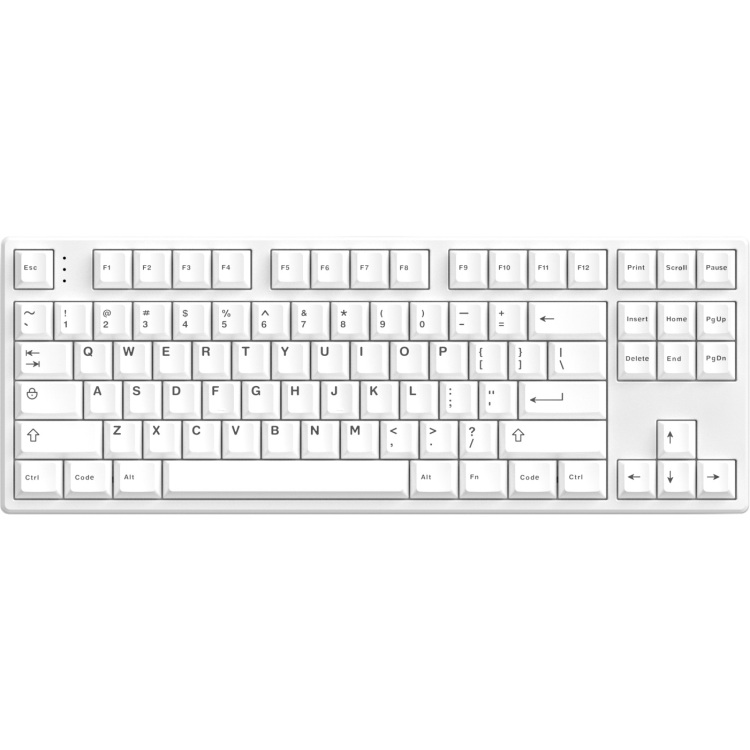 HelloGanss HS87T White toetsenbord