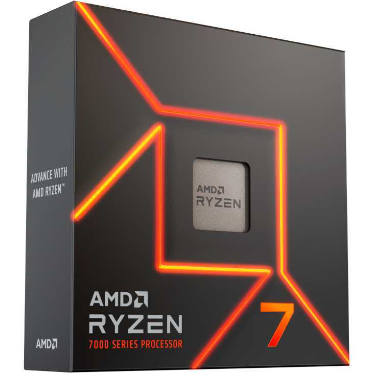 AMD Ryzen 7 7700X, 4,5 GHz (5,4 GHz Turbo Boost) processor