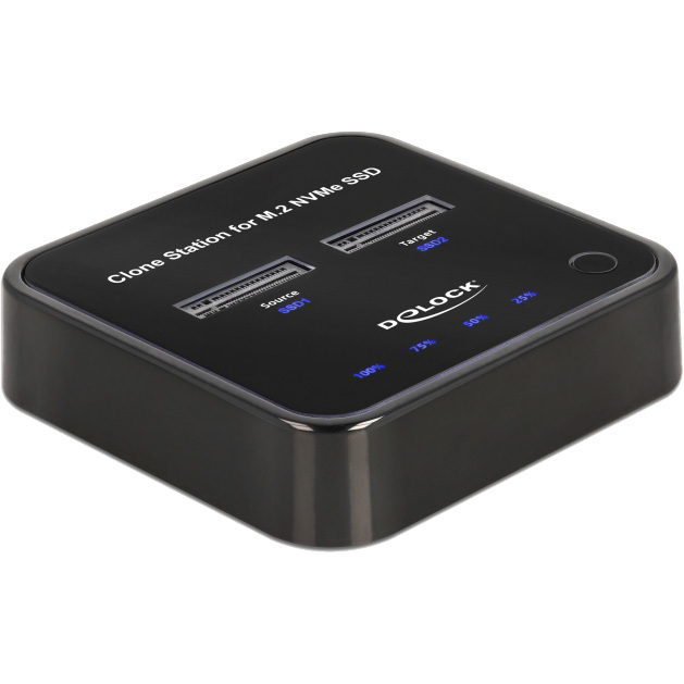 DeLOCK M.2 Docking Station for 2 x M.2 NVMe PCIe SSD with Clone function dockingstation