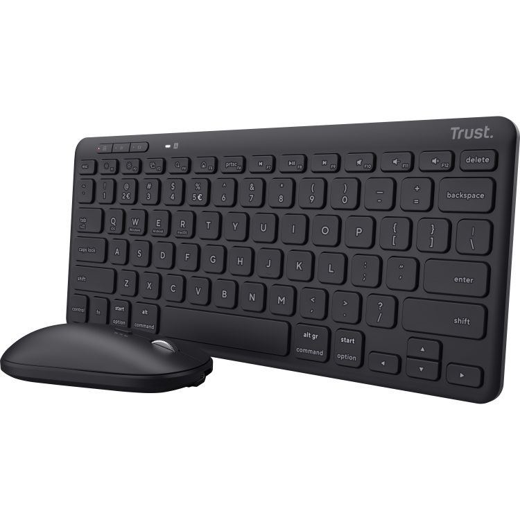 Trust Lyra Multi-Device Wireless Keyboard & Mouse desktopset