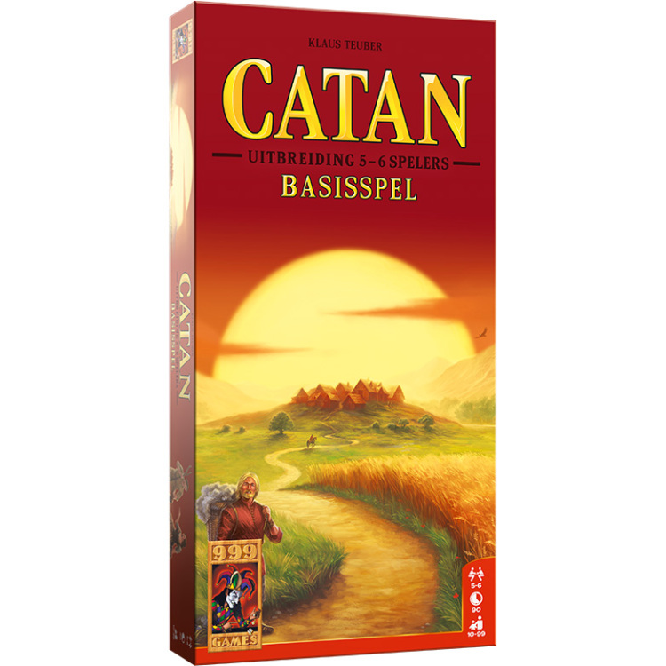 999 Games Catan: Uitbreiding 5/6 spelers Bordspel