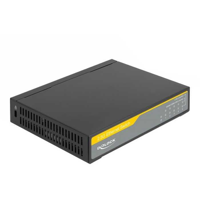 DeLOCK 2,5 Gigabit Ethernet Switch 5 Port