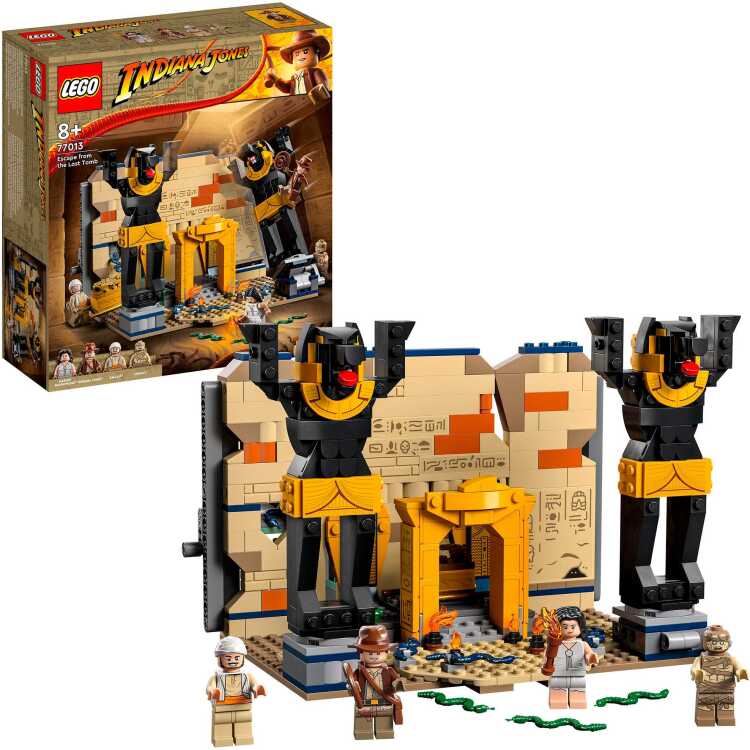 LEGO Indiana Jones - Ontsnapping uit de verborgen tombe Constructiespeelgoed