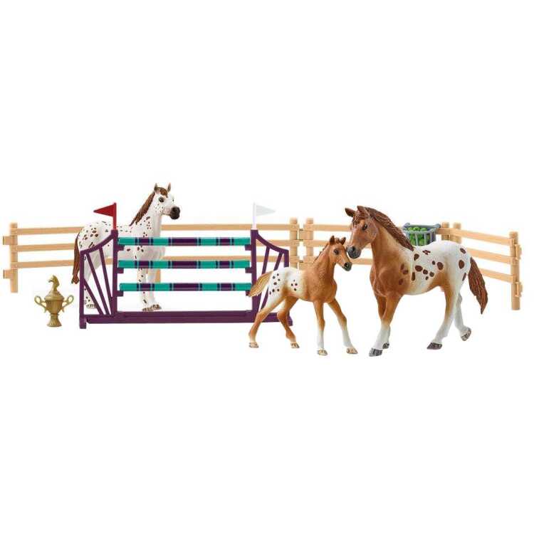 Schleich Horse Club - Lisa's toernooitraining speelfiguur