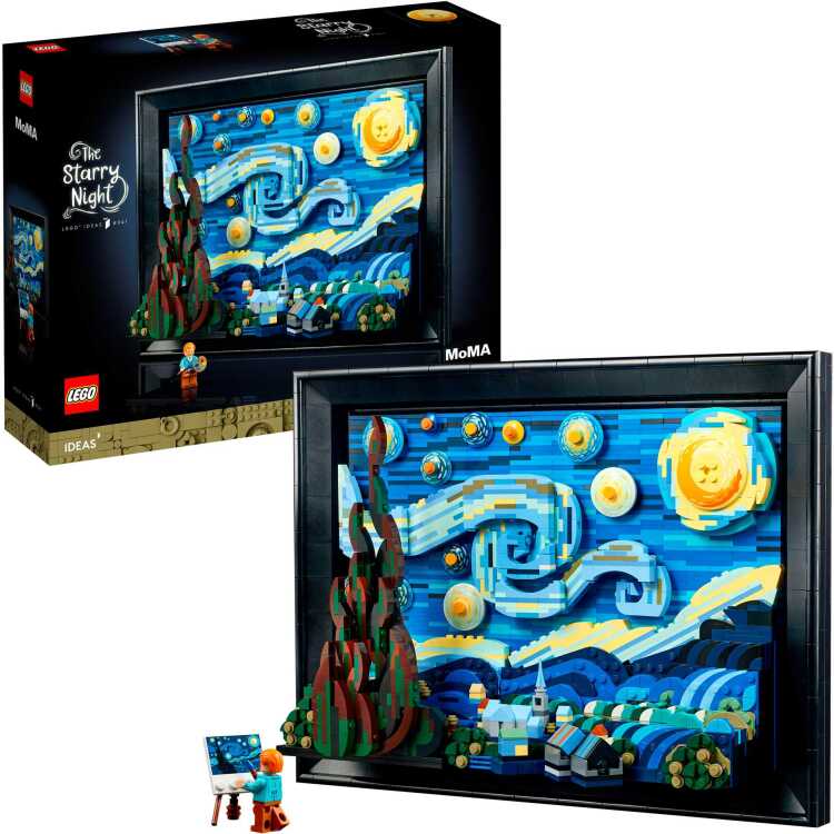 LEGO Ideas - Vincent van Gogh - De sterrennacht Constructiespeelgoed