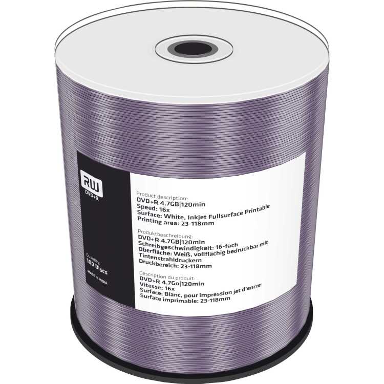 MediaRange DVD+R 4,7 GB blanco dvd's