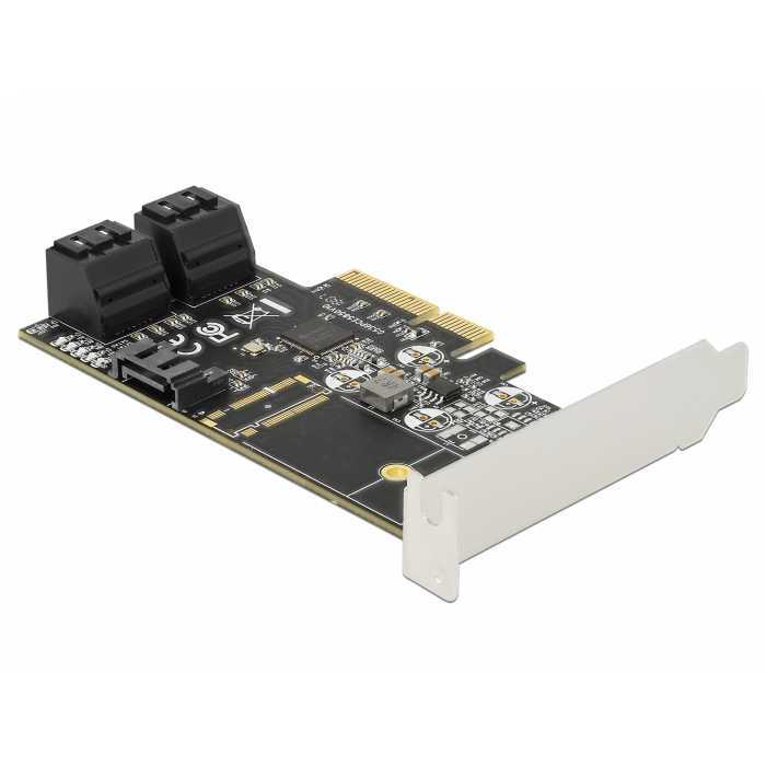 DeLOCK 5-poorts SATA PCIe x4-kaart adapter