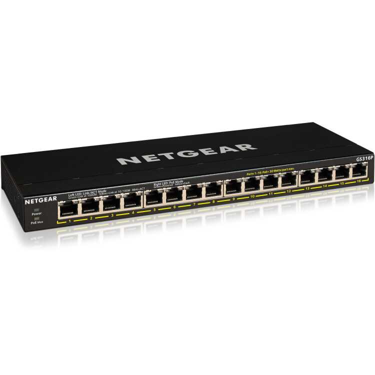 Netgear GS316P switch