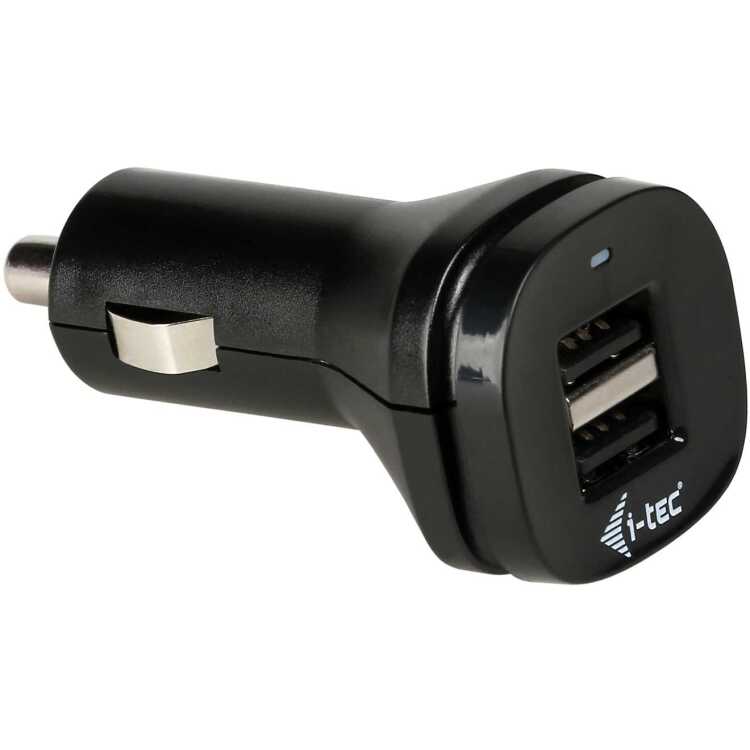 i-tec Dual USB Car Charger 2.1 A oplader