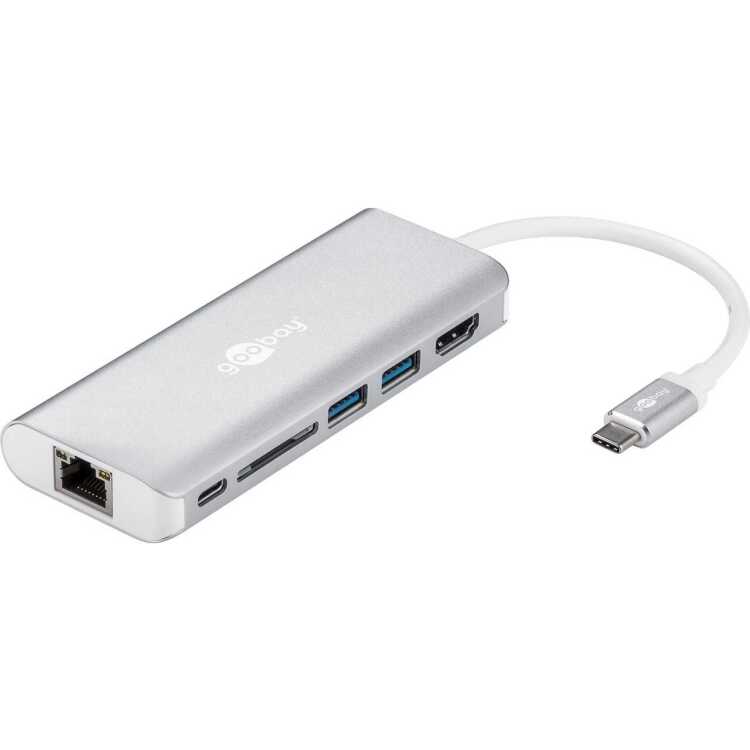 goobay USB-C Multiport Adapter HDMI 4k30Hz + PD 60W