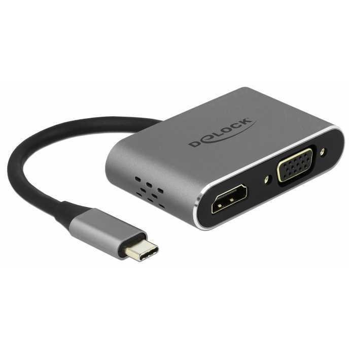DeLOCK USB-C > HDMI + VGA adapter