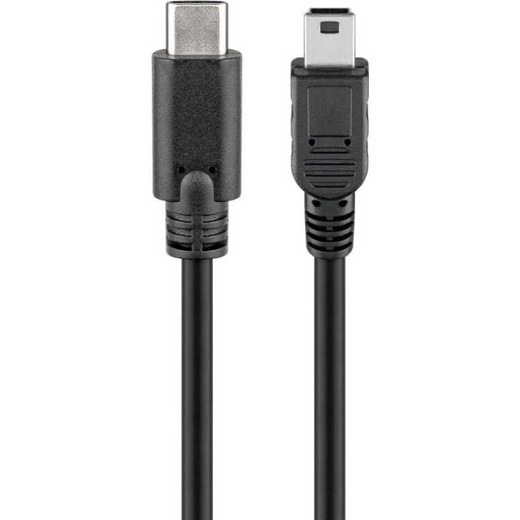 goobay USB-C 2.0 naar Mini USB-B 2.0 adapter