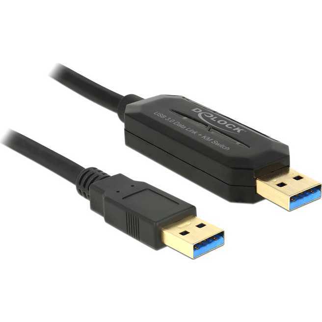 DeLOCK Data Link + KM Switch USB 3.0 > USB 3.0 kabel