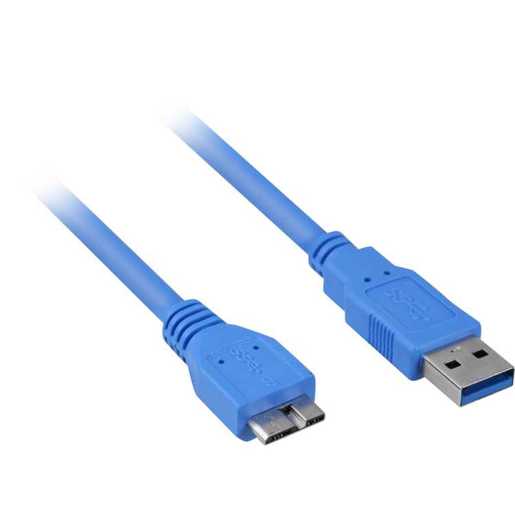 Sharkoon USB-A 3.0 naar Micro-USB-B 3.0 kabel