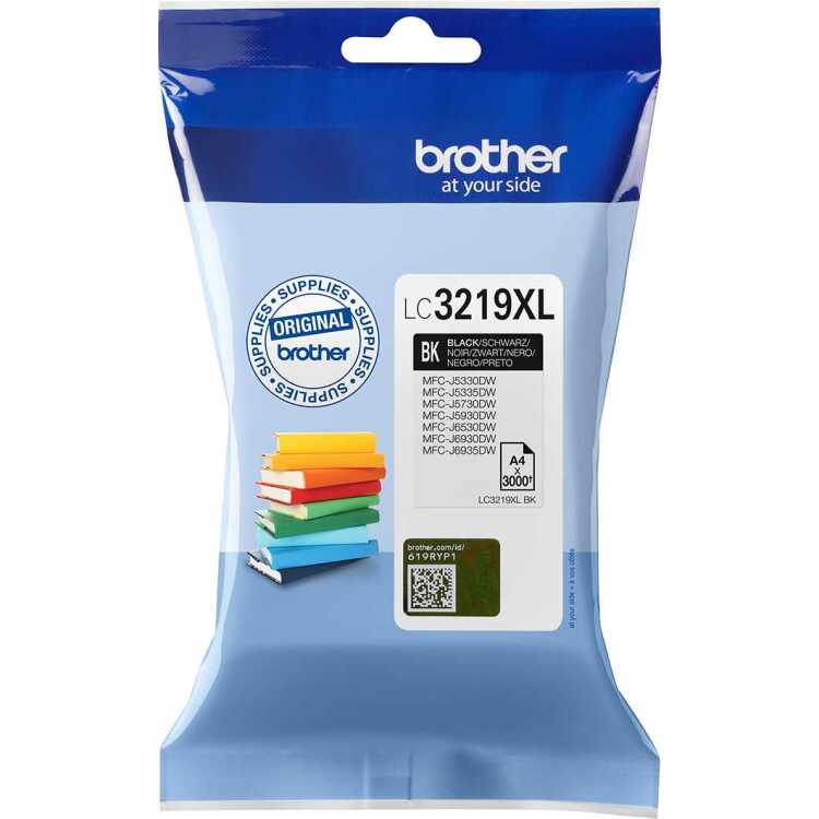 Brother Originele LC-3219XLBK zwarte inktcartridge