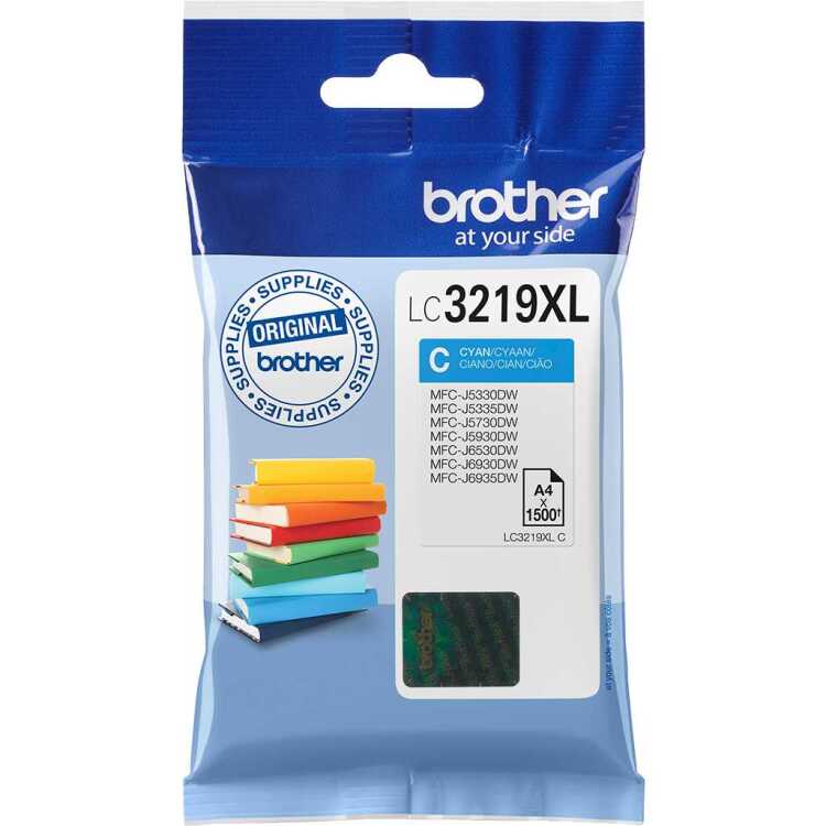 Brother Originele LC-3219XLC cyaan inktcartridge
