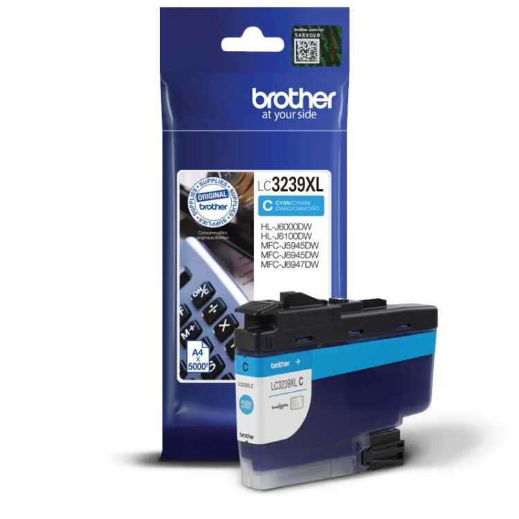 Brother Originele LC-3239XLC cyaan inktcartridge
