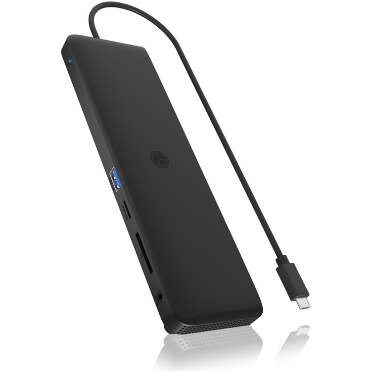 ICY BOX IB-DK2116-C 11-in-1 Mobile DockingStation with Triple Video Output
