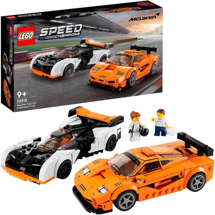 LEGO Speed Champions - McLaren Solus GT & McLaren F1 LM Constructiespeelgoed