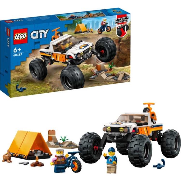 LEGO City - 4x4 Terreinwagen avonturen Constructiespeelgoed