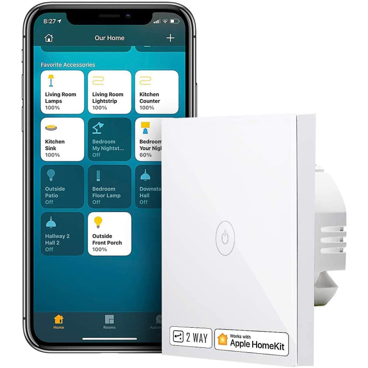 MEROSS MSS550 Smart Wi-Fi 2-Way Wall Switch schakelaar