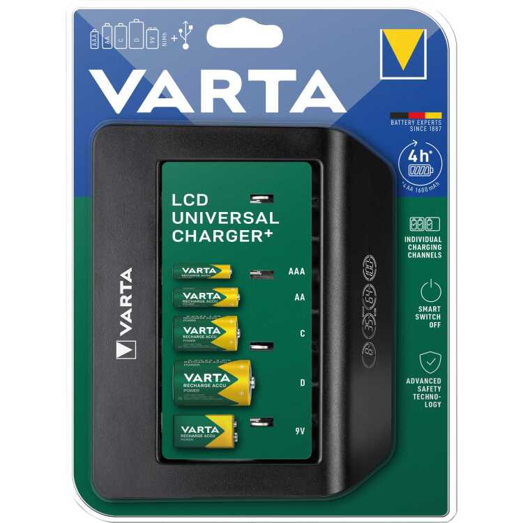 VARTA LCD Universal Charger+ oplader