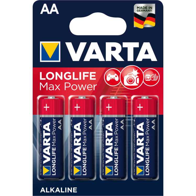 VARTA Longlife Max Power AA (LR06) batterij