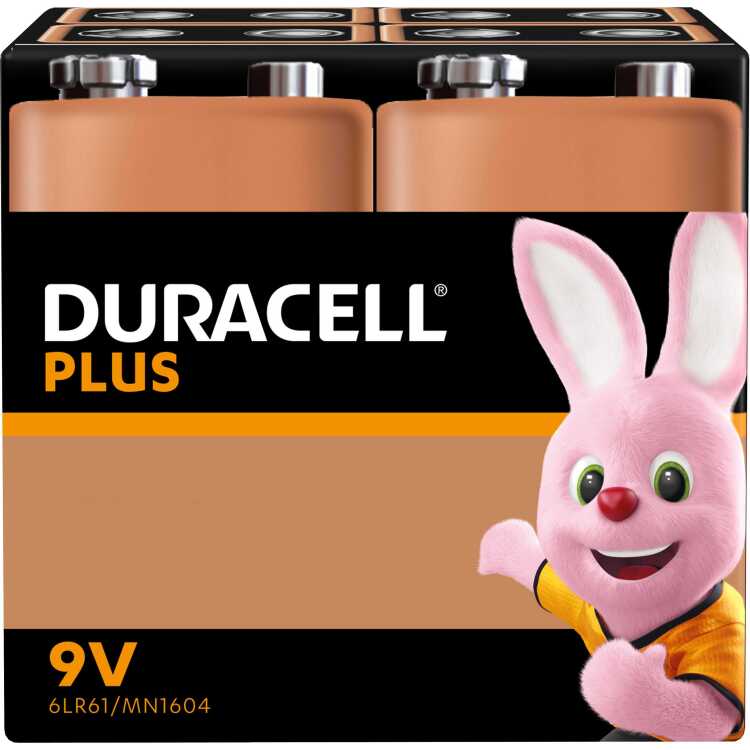 Duracell Plus Power E-Block (9V-Block) batterij