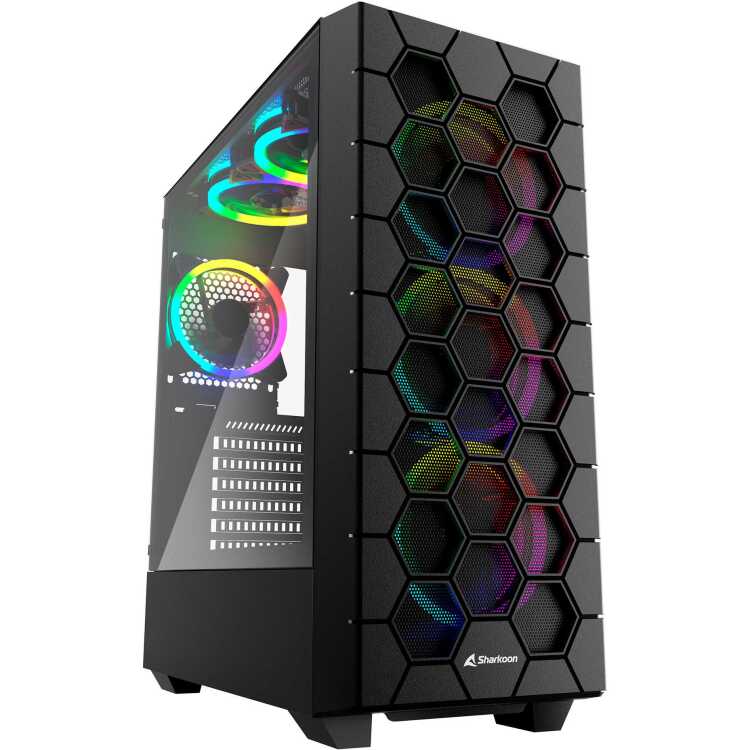 Sharkoon RGB HEX midi tower behuizing