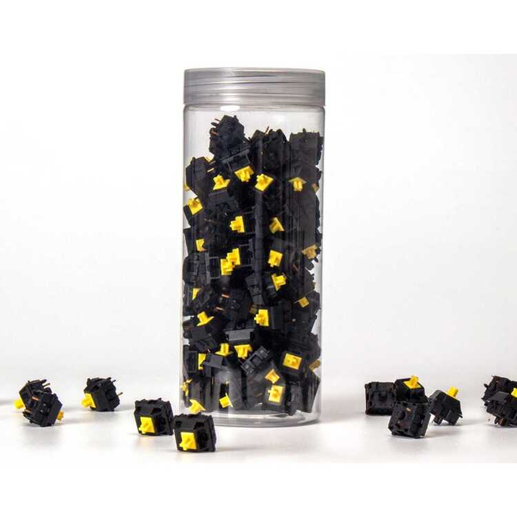 Keychron Gateron KS-3X Full Black Yellow keyboard switches
