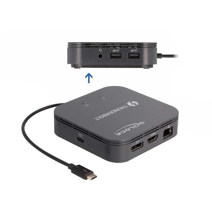 DeLOCK Thunderbolt 3 Mini Dockingstation 8K