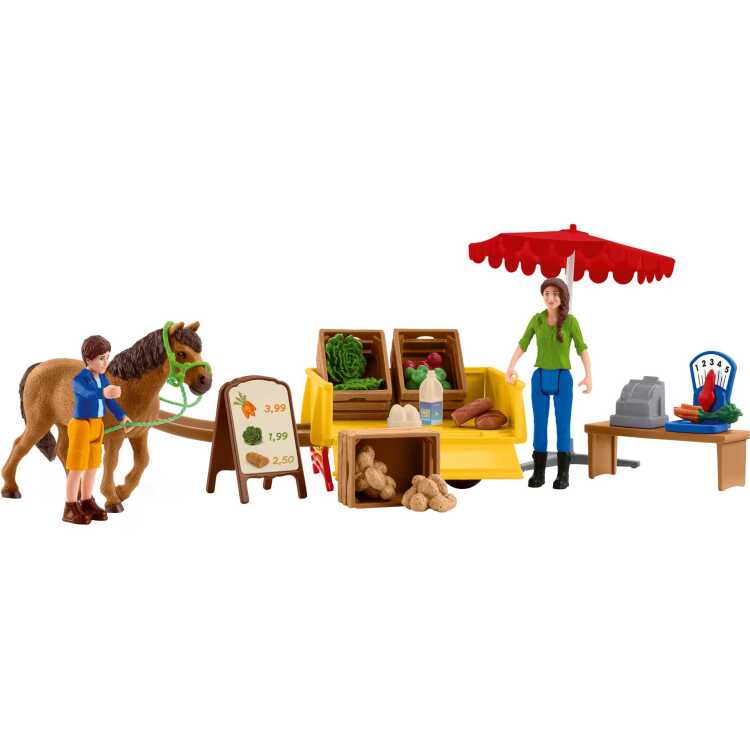 Schleich Farm World - Mobiele farmstand speelfiguur
