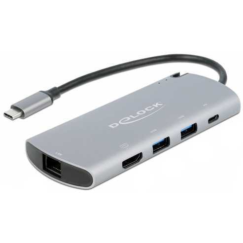 DeLOCK USB Type-C Docking Station met M.2 Slot dockingstation